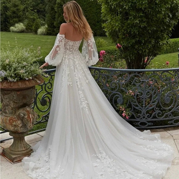 Mori Lee by Madeline Garder “Paulette” Wedding Gown